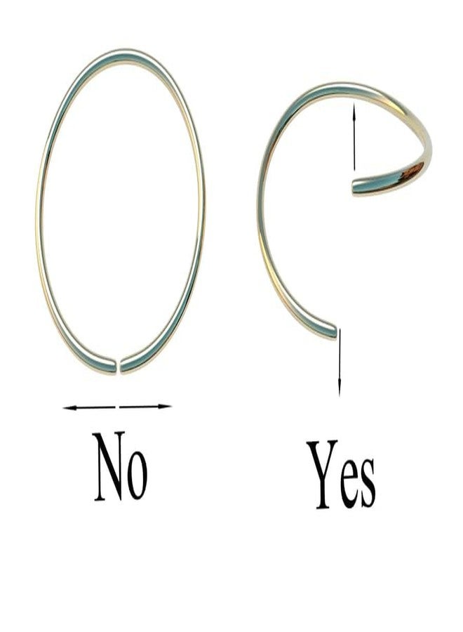 BILIBOOM 925 Sterling Silver Nose Ring Hoop - Thin 24G 7mm Opal Nose Piercing for Women - Dainty White Opal Nose Hoop for Sensitive Skin - Handmade Minimalist Silver Nose Jewelry Gift Ready - Image 4